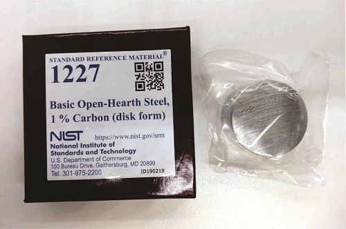 SRM 1227 碱性开敞式钢，1%碳标准品
