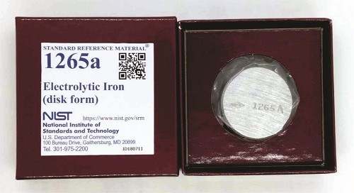 SRM 1265a  电解铁(圆盘形)标准品