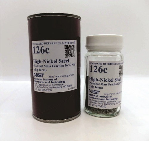 SRM 126c 高镍钢(标称质量分数36%Ni)标准品