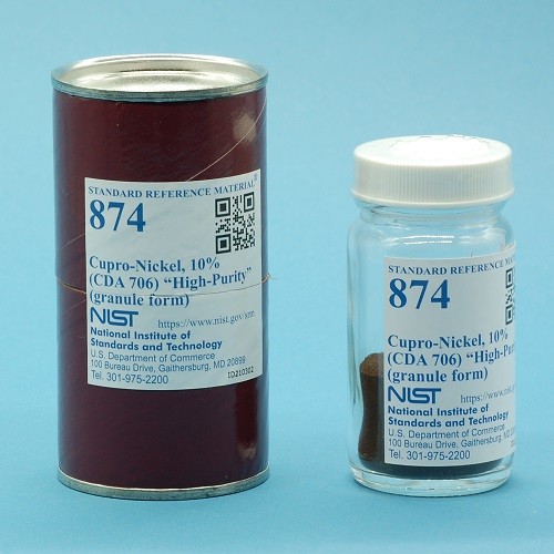 SRM 874 铜镍，10%(CDA 706)“高纯度”标准品