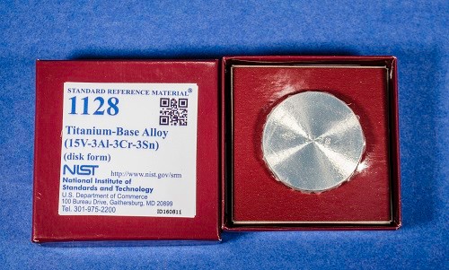SRM 1128 钛基合金(15V-3Al-3Cr-3Sn)标准品