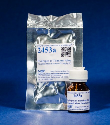 SRM 2453a  钛合金中的氢(标称质量分数125 mg/kg H)标准品
