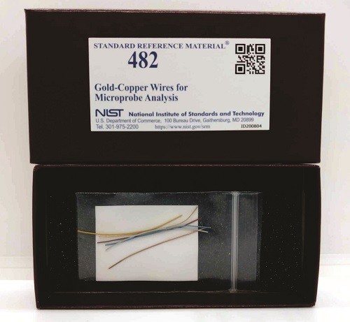 SRM 482  微探针分析用金铜丝标准品
