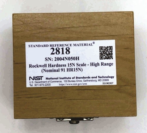 SRM 2818  洛氏硬度15N刻度-高量程(标称91 HR15N)