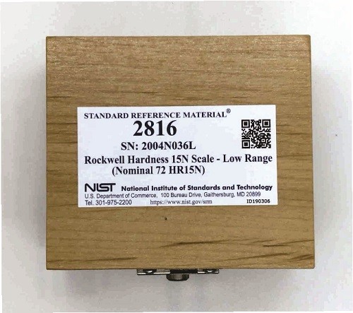 SRM 2816  洛氏硬度15N标尺-低量程(标称72 HR15N)