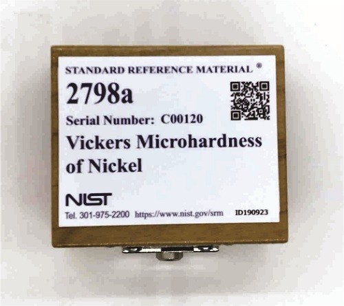 SRM 2798a 镍的维氏显微硬度标准品