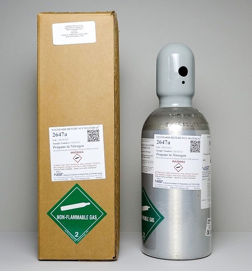 SRM 2647a 氮气中的丙烷标准品(公称含量为2500毫微升/摩尔)