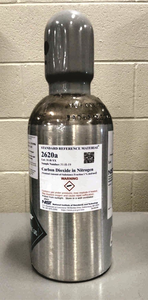 SRM 2620a  氮中二氧化碳(公称量-物质分数1%mol/mol)
