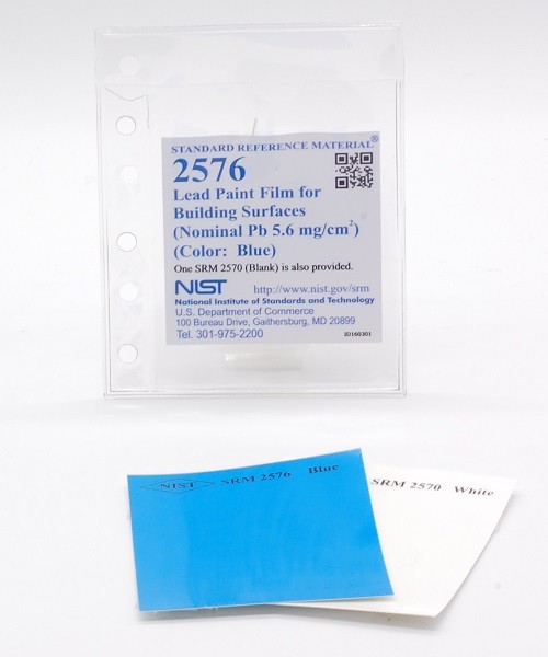 SRM 2576  建筑表面铅涂料(标称铅5.6毫克/厘米)2)(颜色：蓝色)