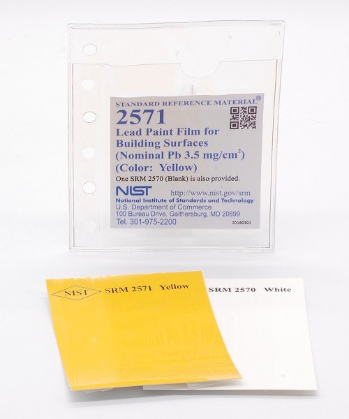 SRM 2571  建筑表面用铅涂料膜(标称PB3.5mg/cm)2(颜色：黄色)