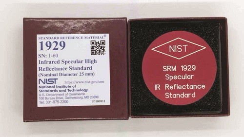 SRM 1929  红外光谱高反射率标准(公称直径25毫米)